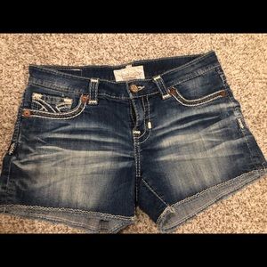 Big star denim shorts